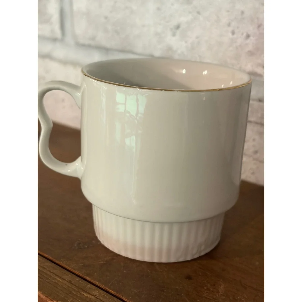 Vintage Ceramic Florida Oranges Retro MCM 1970's Souvenir Coffee Mug Juice Cup